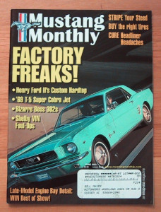 MUSTANG MONTHLY 2001 JUNE - SALEEN RENTAL, ODD-BALLS